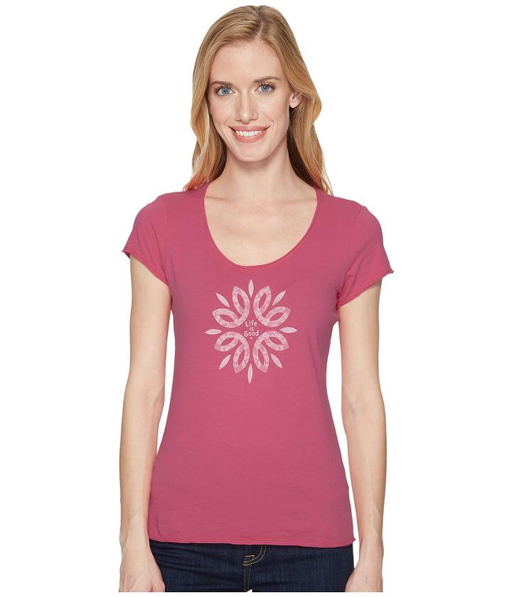 Life Is Good - Flower Power Smooth Tee
