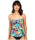 Lauren Ralph Lauren - Rainforest Tropical Twist Tubini Top W/ Molded Cup