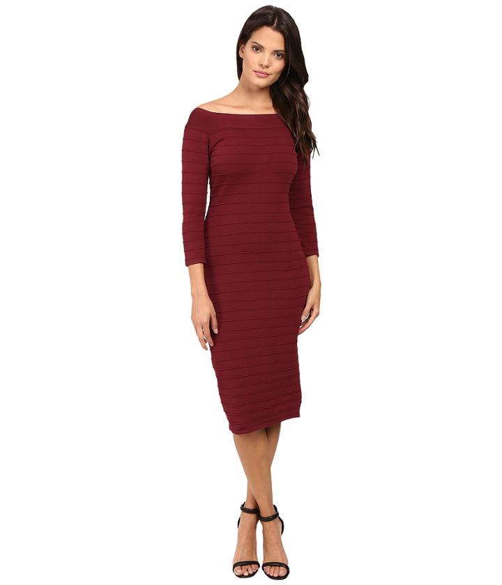 Laundry By Shelli Segal - Off The Shoulder Bandage Dress