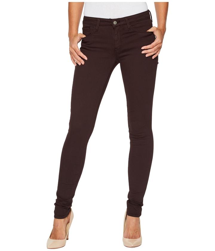 Mavi Jeans - Adriana Mid-rise Super Skinny In Wine Twill