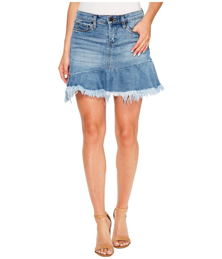 Blank Nyc - Denim Ruffle Mini Skirt In Fancy That