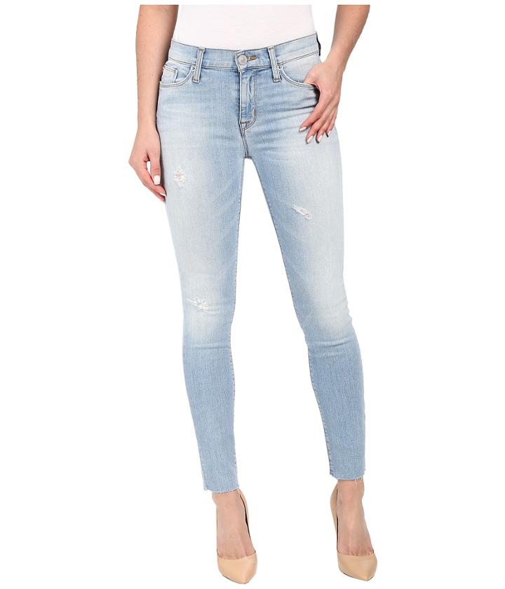 Hudson - Nico Mid-rise Ankle Raw Hem Super Skinny In Hatchback