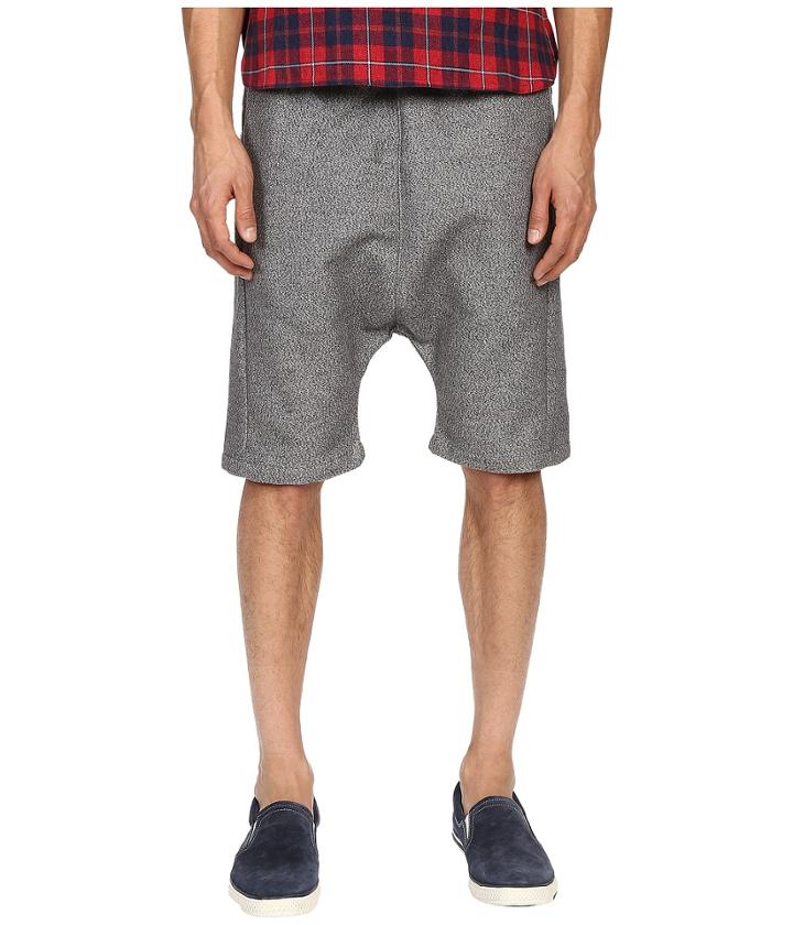 Mostly Heard Rarely Seen - Double Faced Drop Crotch Shorts