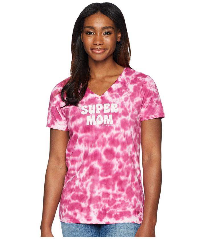 Life Is Good - Super Mom Crusher Vee Tee