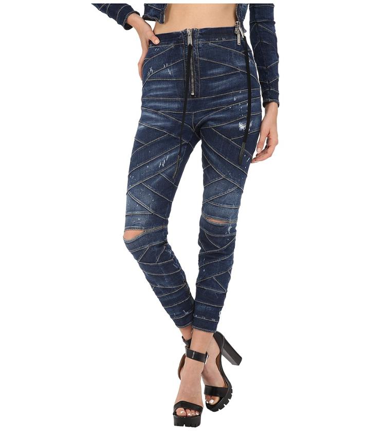 Dsquared2 - Acqua Bubble Wash/bondage Denim Pants