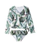 Seafolly Kids - Palm Beach Long Sleeve Ballet Rashie Set