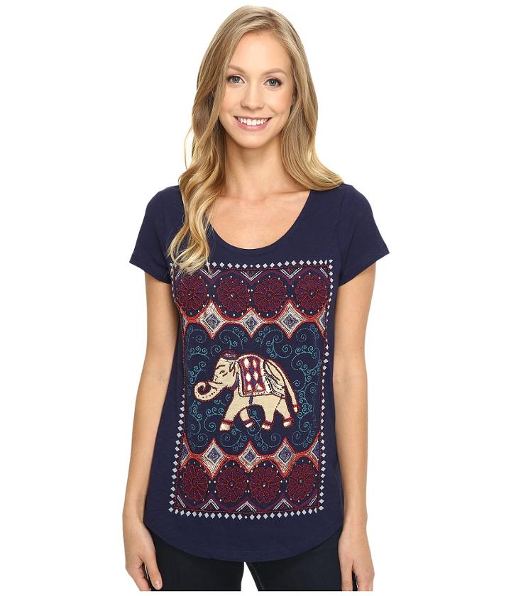 Lucky Brand - Dotted Elephant Tee