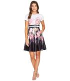 Ted Baker - Valerey Painted Posie Halter Skater Dress