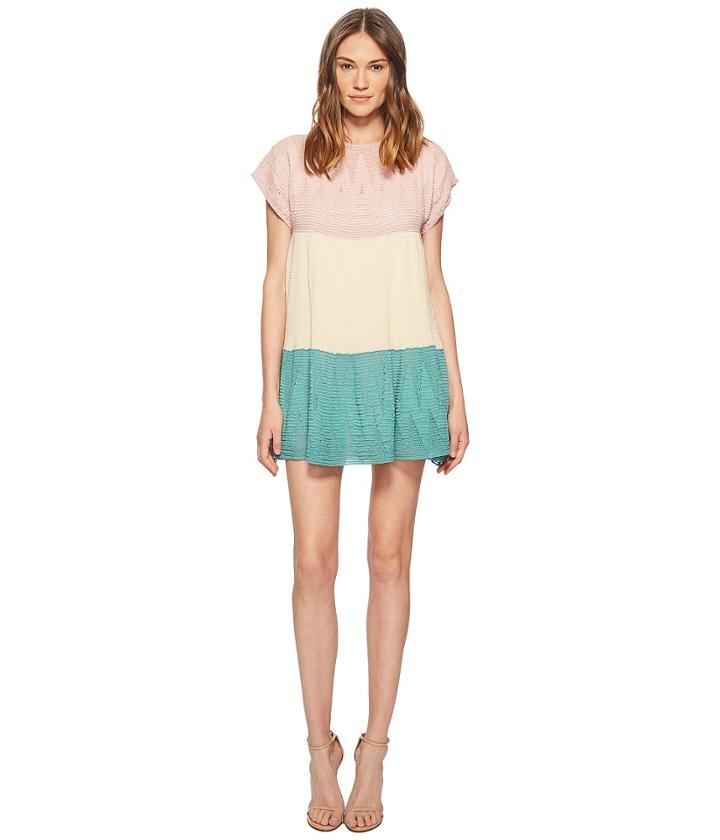 Red Valentino - Zagana Embroidery Knit Dress