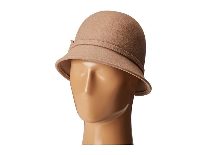 San Diego Hat Company - Wfh8035 Cloche With Matching Wool Flower