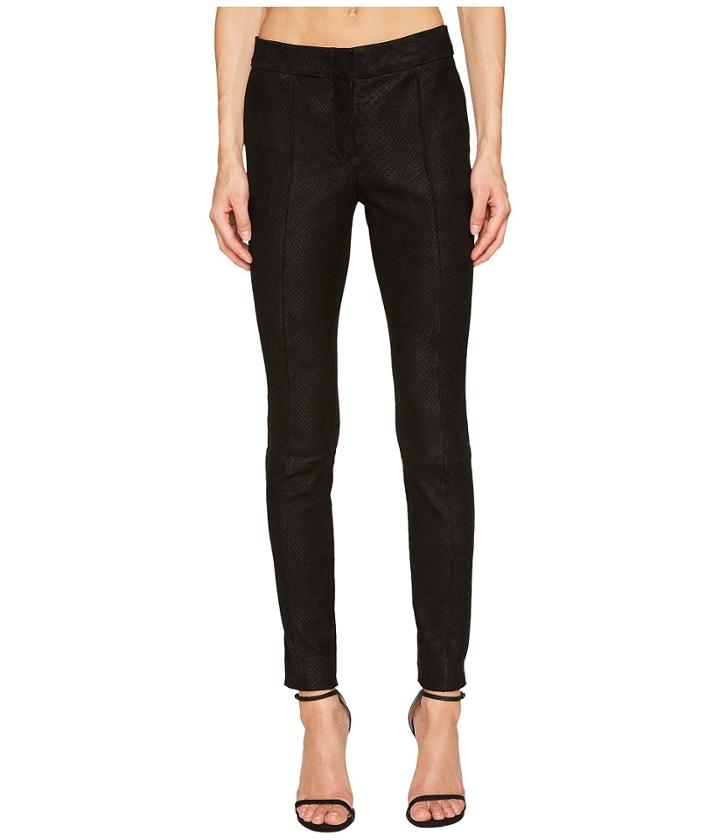 Yigal Azrouel - Snakeskin Embossed Leather Pants