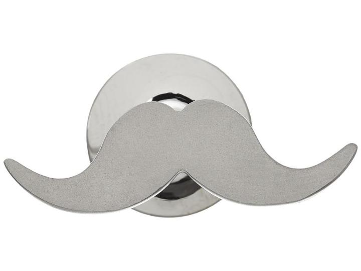 W  Rkin Stiffs Stainless Steel Lapel Pin- Mustache