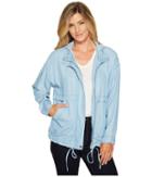 Two By Vince Camuto - Washed Indigo Tencel Anorak