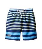 Toobydoo - Multi Stripe Blue Green Yellow Swim Shorts