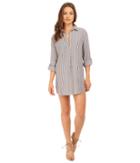 Brigitte Bailey - Josette Shirtdress With Roll Up Sleeve