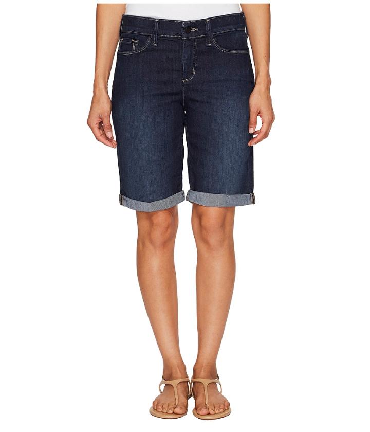 Nydj Petite - Petite Briella Roll Cuff Shorts In Hollywood Wash
