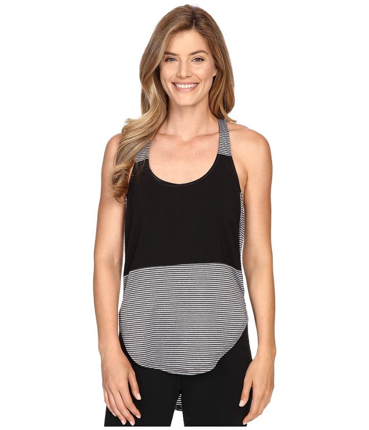 Zobha - Racerback Tank Top W/ High-low Shirttail Hem