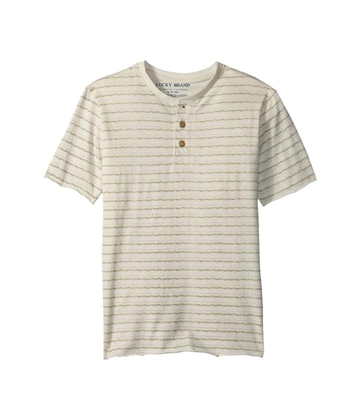 Lucky Brand Kids - Short Sleeve Print Henley