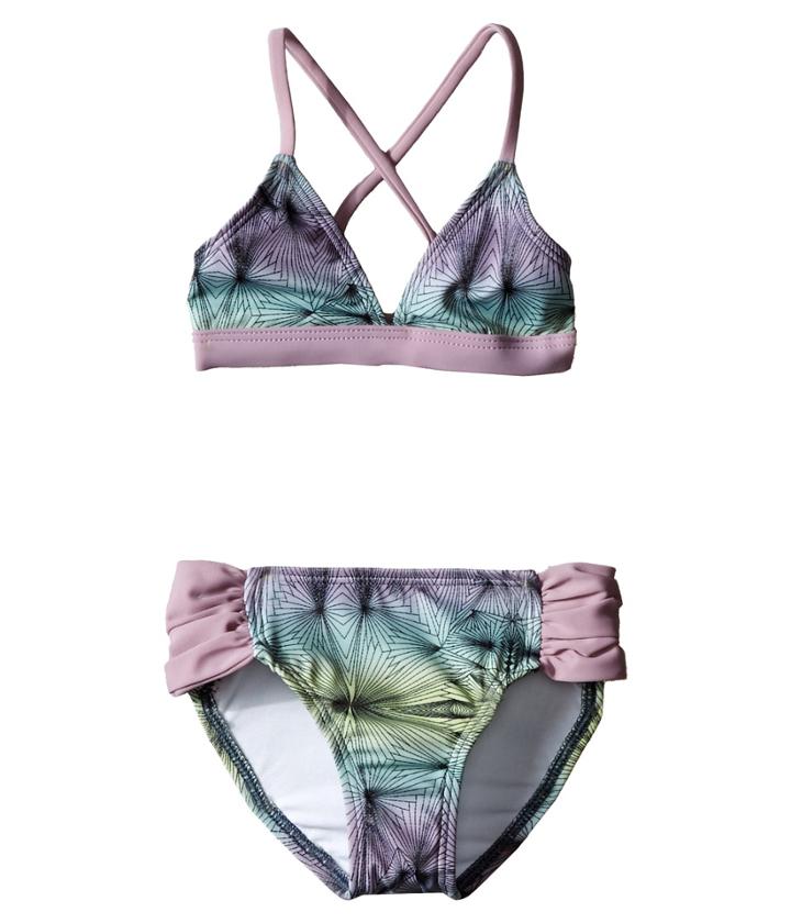 Hurley Kids - Fine Lines Halter Top Tab Side Bottom