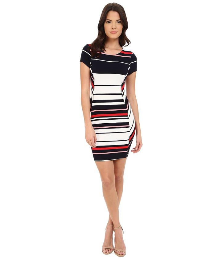 Three Dots - Crystal Cap Sleeve Dress