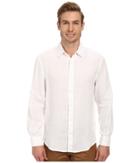 Perry Ellis - Rolled Sleeve Solid Linen Shirt