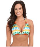 Luli Fama - Ocean Whispers D/dd Cup Triangle Halter Top