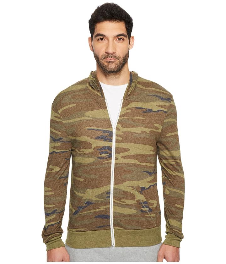 Alternative - Printed L/s Zip Hoodie