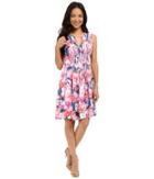 Nydj - Printed Rayon Voil Shirt Dress