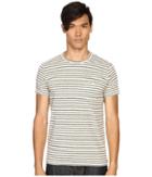 Todd Snyder - Striped Weathered Button Pocket Crew Tee