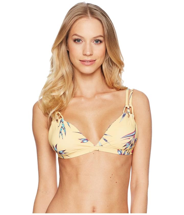 Roxy - Print Softly Love Reversible Fixed Tri Top