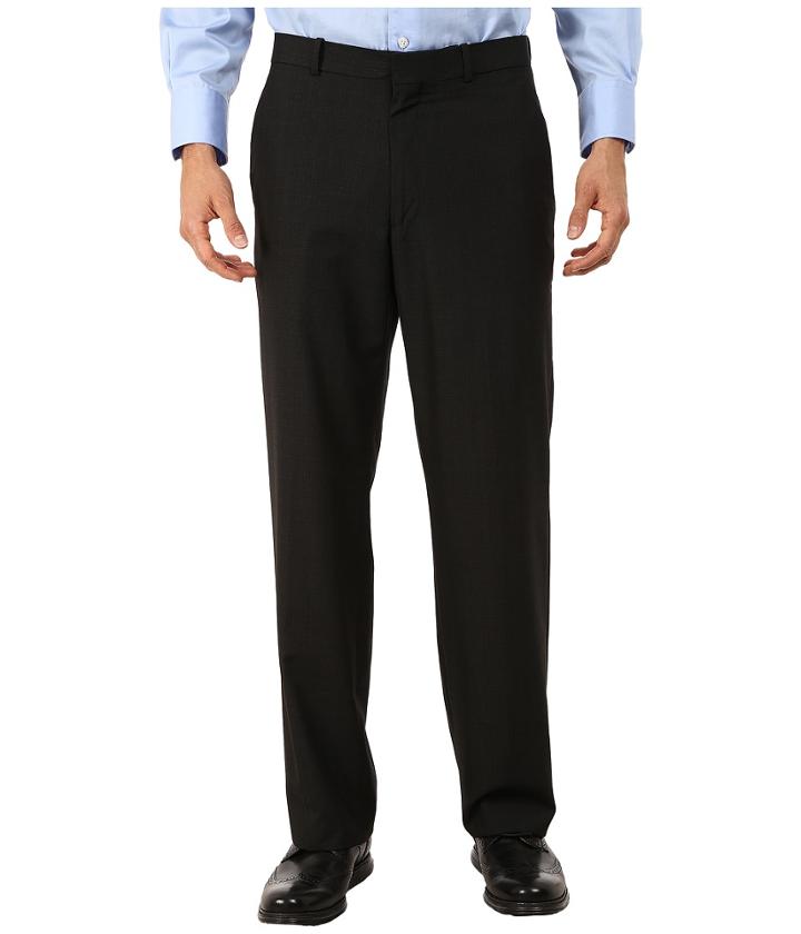 Perry Ellis Portfolio - Classic Fit Small Subtle Plaid Pants