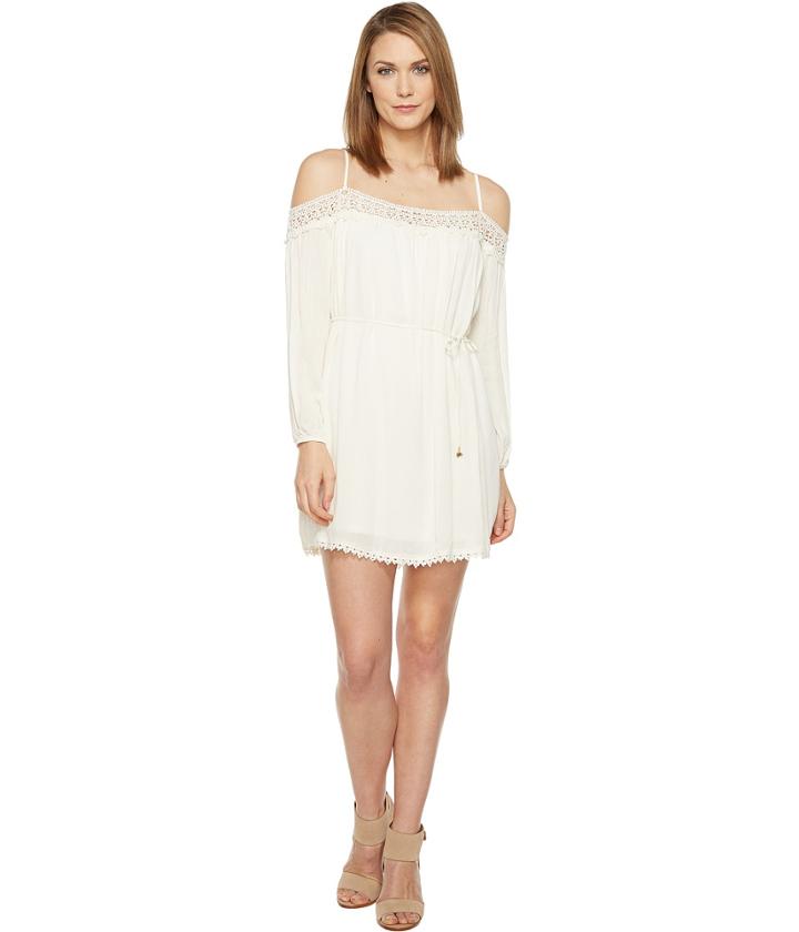 Brigitte Bailey - Elisha Off The Shoulder Dress With Crochet Detail