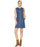 See By Chloe - Signature Denim Zip-up Dress