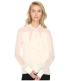 Prabal Gurung - Long Sleeve Tie Neck Blouse