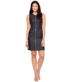 Calvin Klein - Zipper Front Denim Dress 8931638