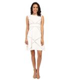 Adrianna Papell - Scoop Neck Sleeveless Dress W/ Illusion
