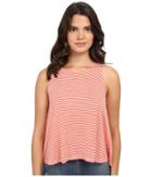 Jack By Bb Dakota - Halen Yarn Dye Stripe Rayon Buttoned-back Top