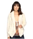 Free People - Embroidered Cascade Fur Jacket