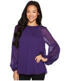Michael Michael Kors - Clip Jaquard Peasant Top