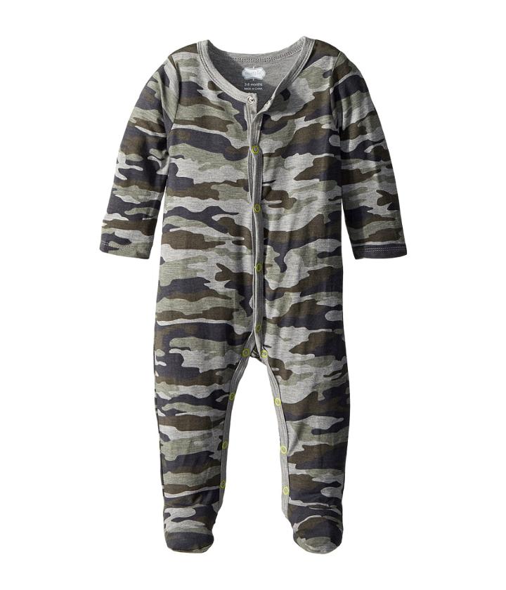 Mud Pie - Camo Print Long Sleeve Footed Sleeper