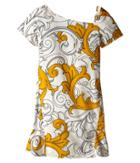 Versace Kids - Macrobarocco Print Short Sleeve Dress