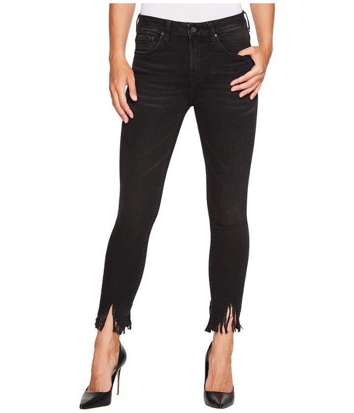 Mavi Jeans - Tess High-rise Super Skinny Ankle In Smoke Fringe