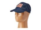 Steve Madden - Denim Baseball Cap W/ Faded American Flag