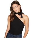 1.state - One Shoulder Tie Neck Top