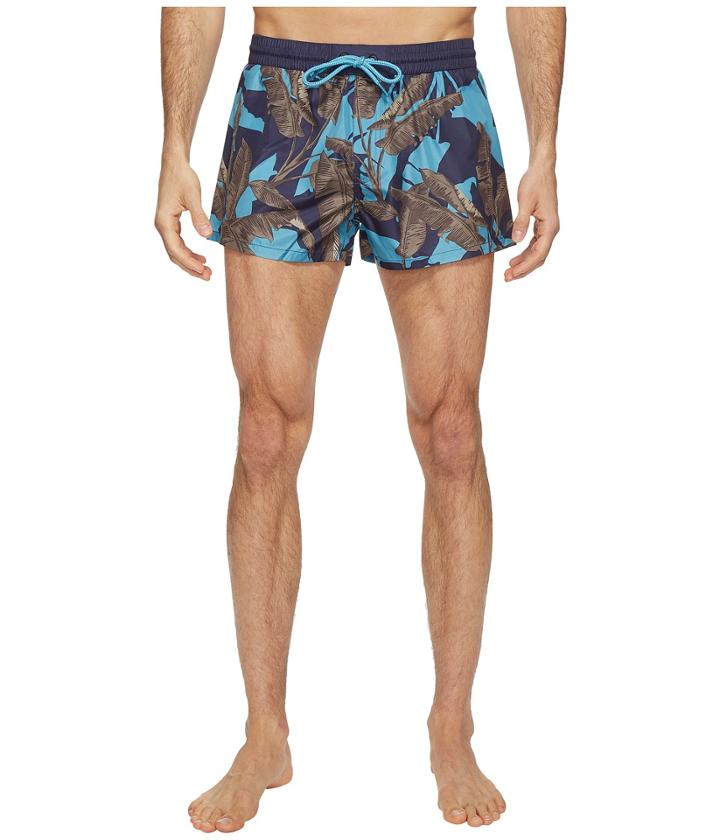 Diesel - Sandy Leaf Camo Print 2 Inch Swim Boxer Lanu