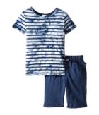 Splendid Littles - Tie-dye Short Sleeve Shorts Set