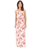 Bobeau - Camellia Palm Print Maxi Dress