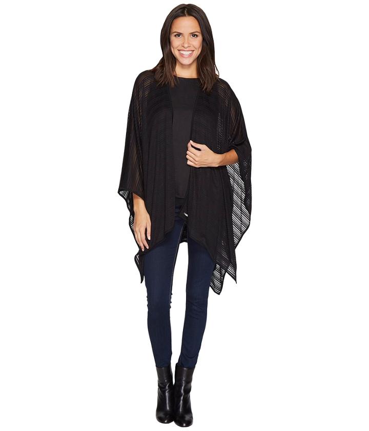 Calvin Klein - Shadow Stripe Jersey Ruana