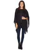 Calvin Klein - Shadow Stripe Jersey Ruana