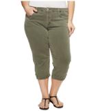 Nydj Plus Size - Plus Size Marilyn Crop Cuff In Topiary